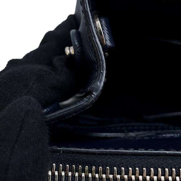 Prada Canapa City Handbag Nylon Leather Black - Picture 12 of 16